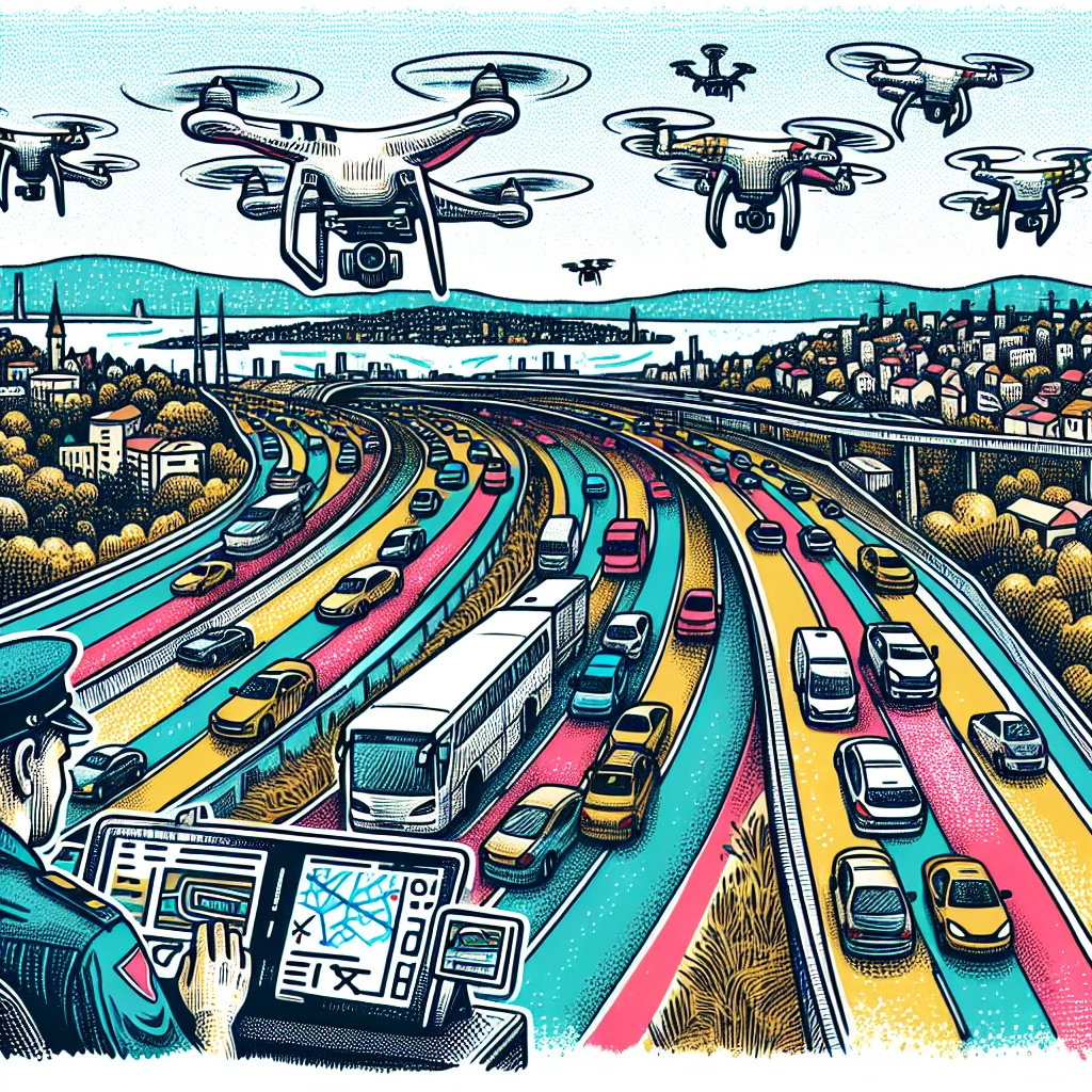 Drohnen überwachen kroatische Straßen zur Eindämmung von Verkehrsverstößen