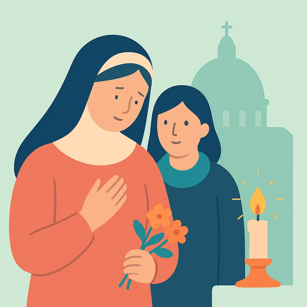 Emotionaler Abschied der Schwester beim Begräbnis des Papstes
