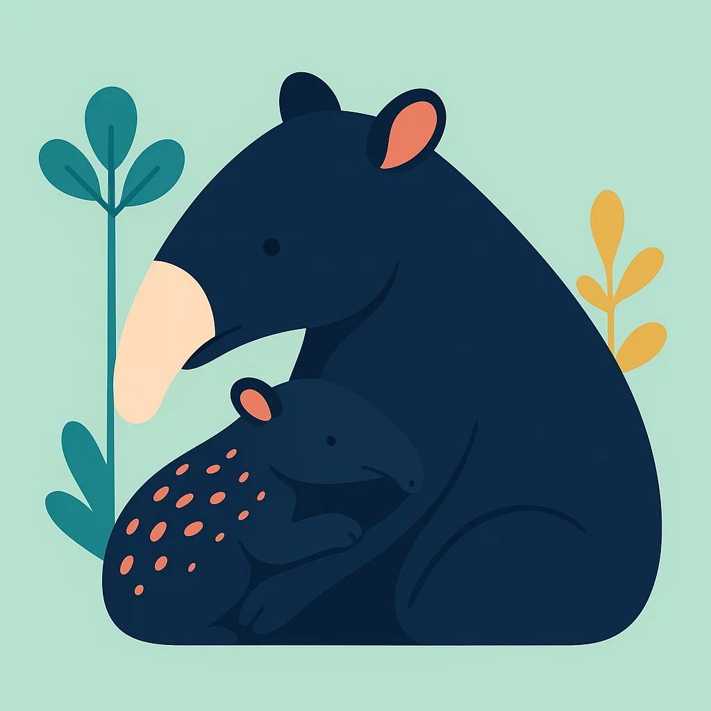 Erster Malaiischer Tapir Polens im Zoo Płock geboren