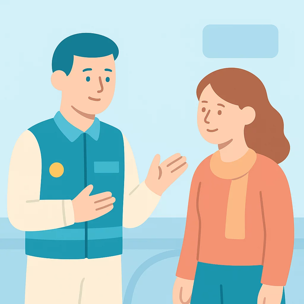 Evakuierungsübung bei Nacht am Warschauer Ostbahnhof