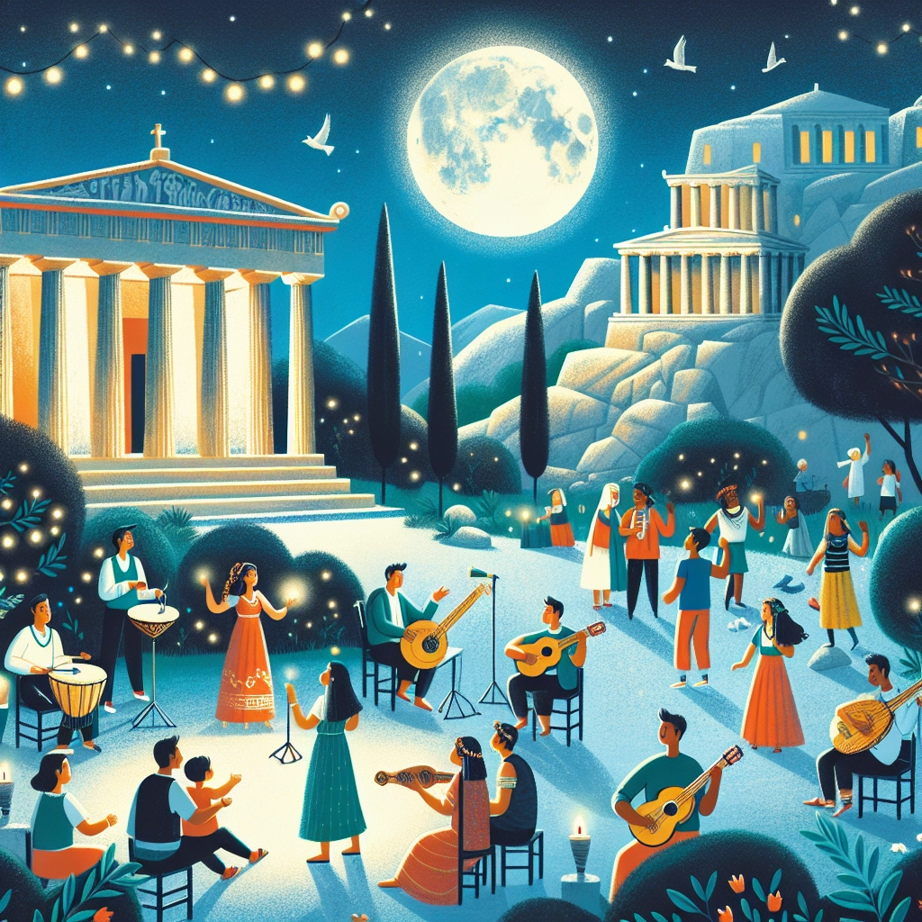 Events zum August-Vollmond erleuchten Griechenland