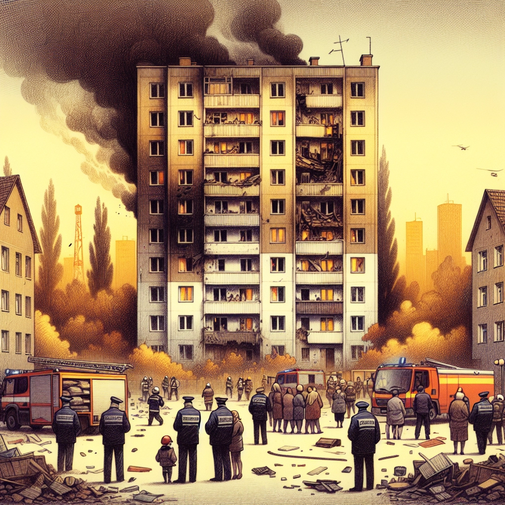 Gasexplosion erschüttert Wohnblock in Braniewo