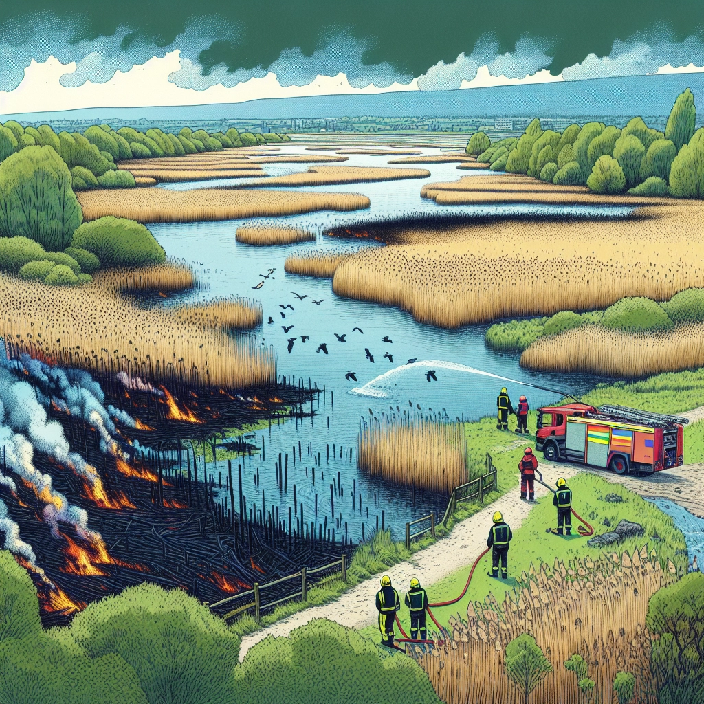 Großbrand verwüstet Vogelschutzgebiet im Neretva-Delta