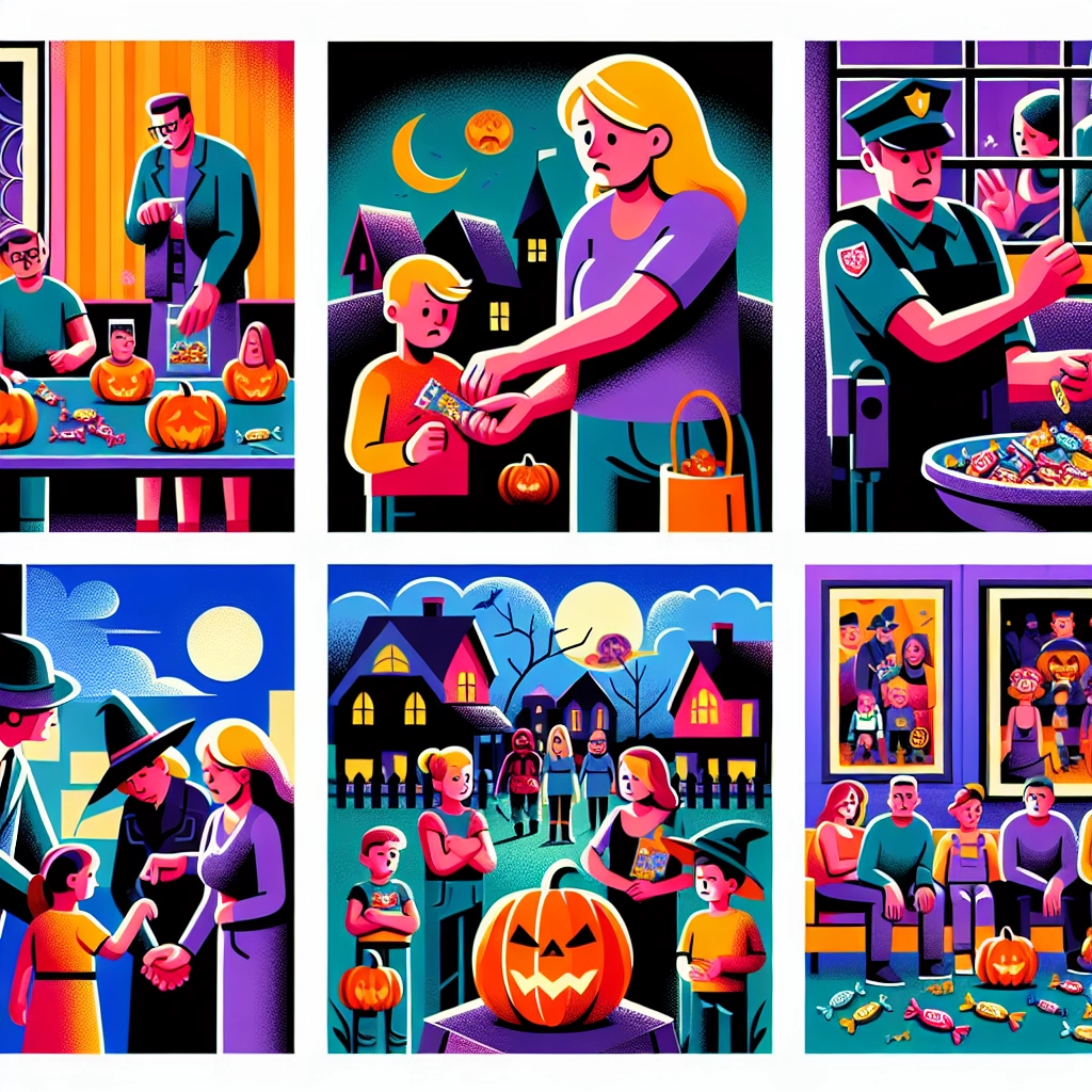 Halloween-Süßigkeiten in ganz Polen mit Nadeln manipuliert