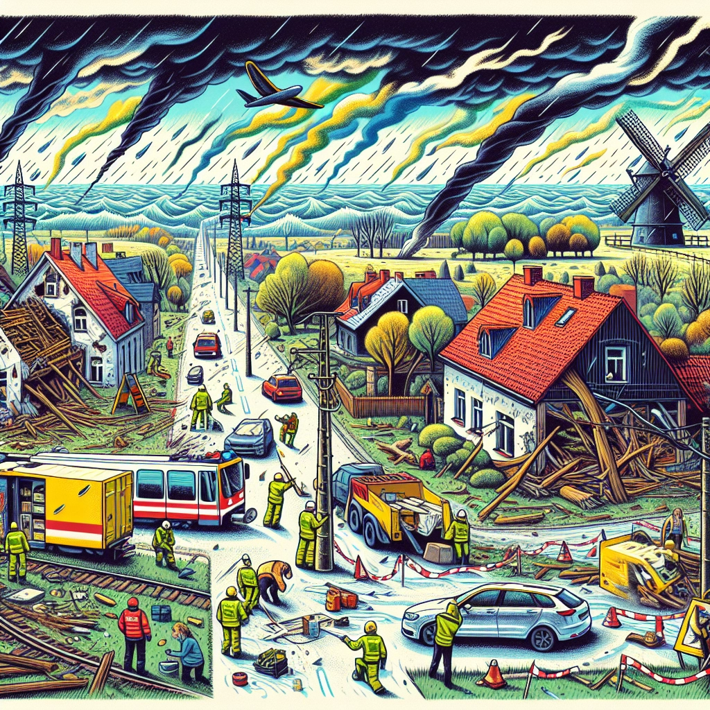 Heftige Osterstürme setzen weiten Teilen Polens zu