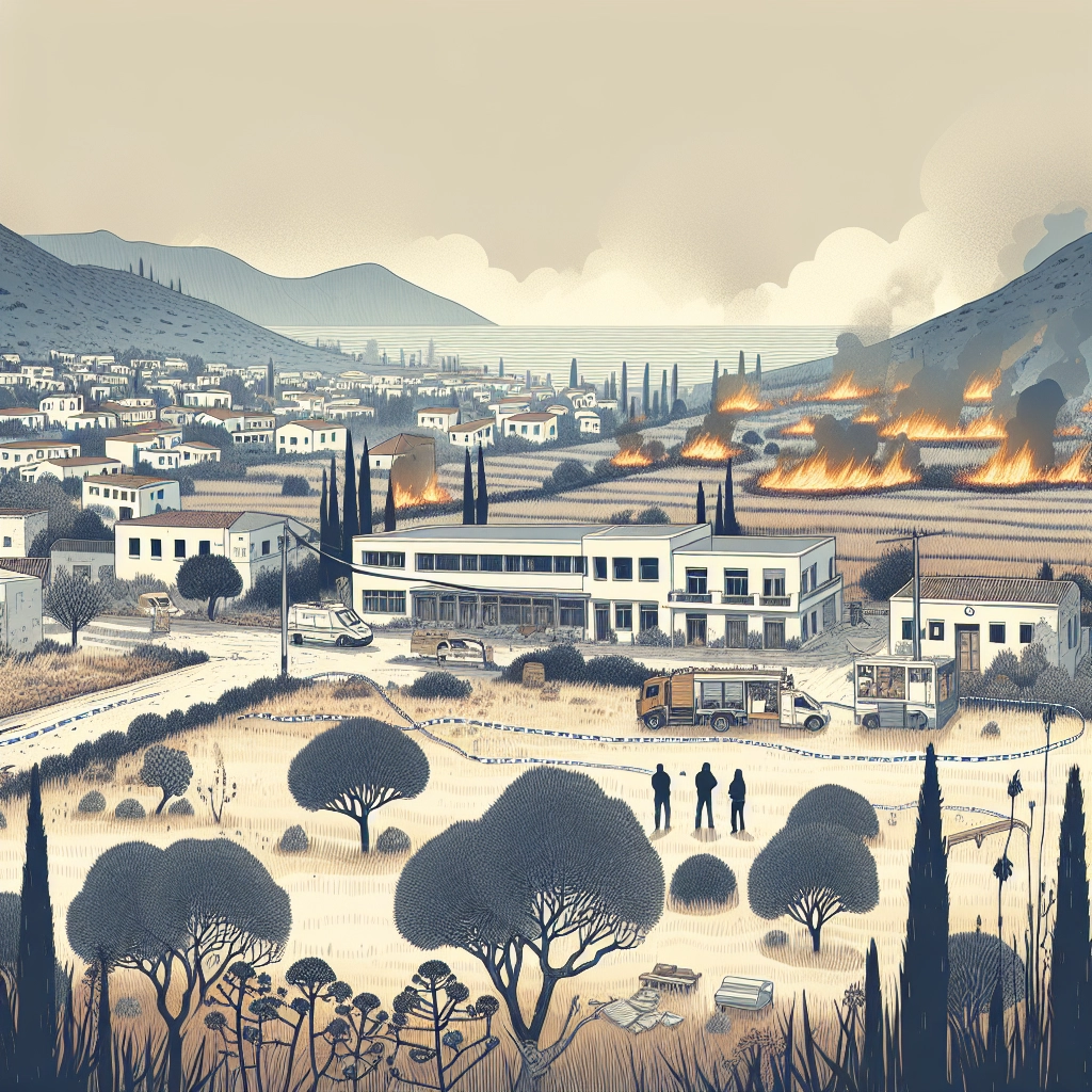 Kommunalarbeiter in Pallini wegen Brandstiftung festgenommen