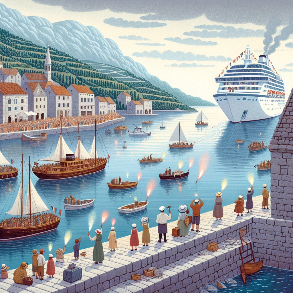 Kreuzfahrtschiff besucht erstmals historisch die Bucht von Bakar