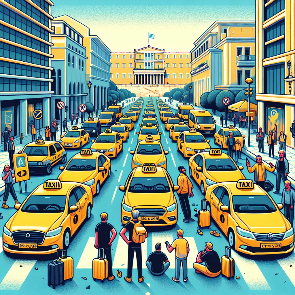 Landesweiter Taxistreik in Griechenland wegen neuem Verkehrsgesetz