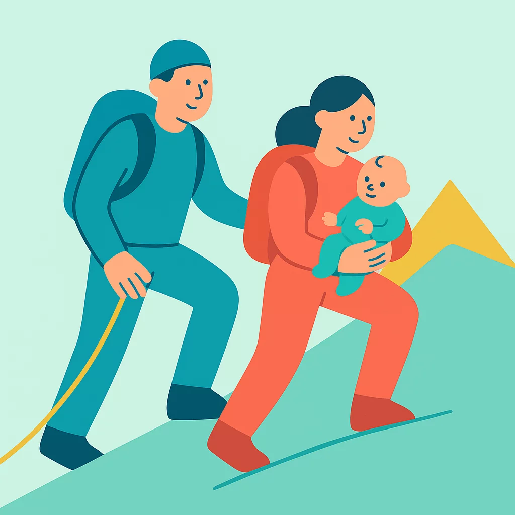 Litauische Touristen für riskante Klettertour in den Tatra mit Baby kritisiert