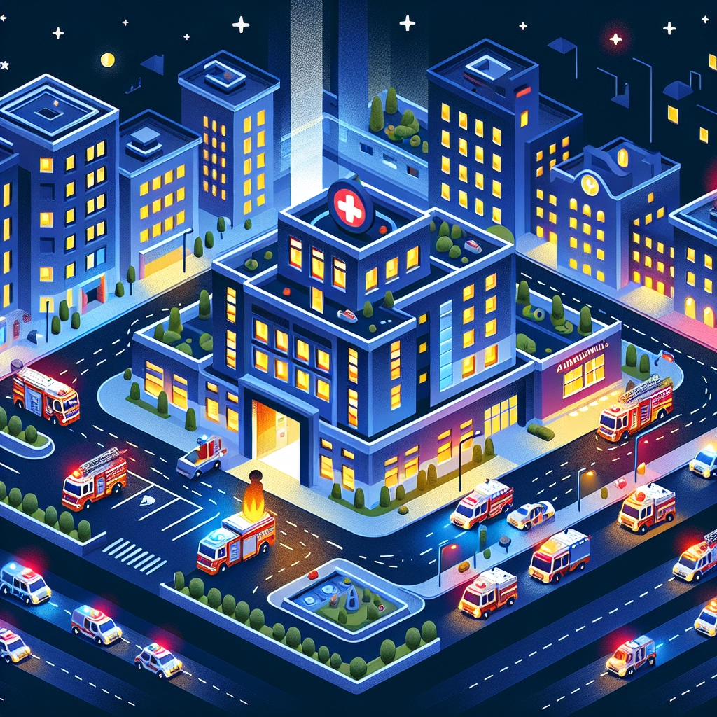 Nächtlicher Brand trifft Stadtkrankenhaus in Elbląg