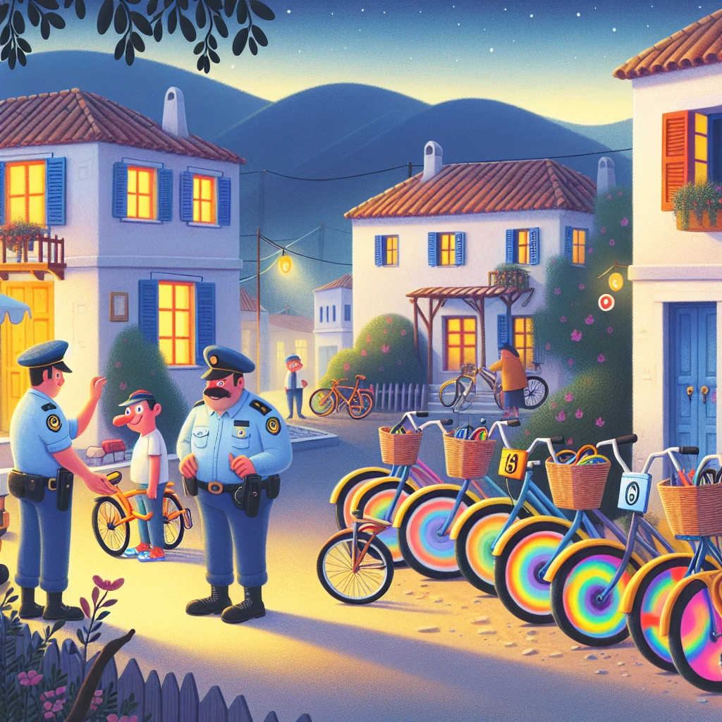 Polizei stoppt illegale Motorradrennen in Megara