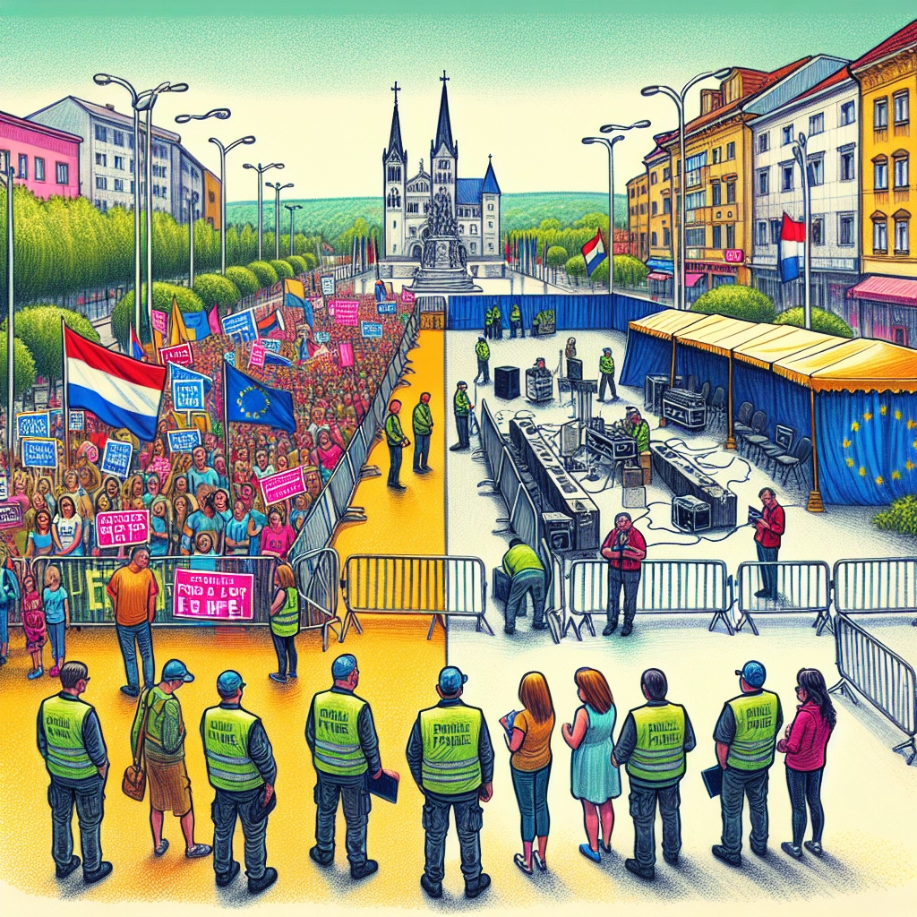 Streit in Zagreb um Genehmigung für Bühne auf dem Ban-Jelačić-Platz