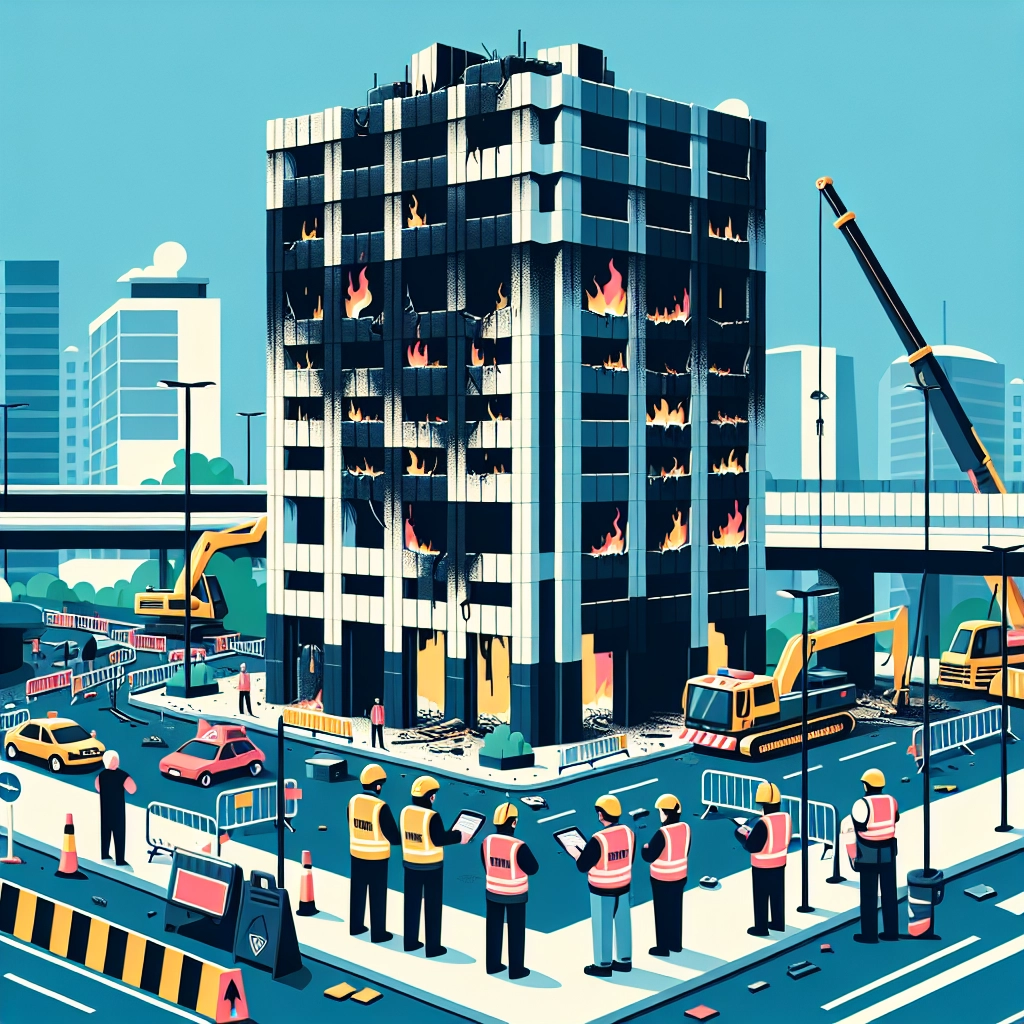 Zagreber Vjesnik‑Turm soll nach Großbrand abgerissen werden